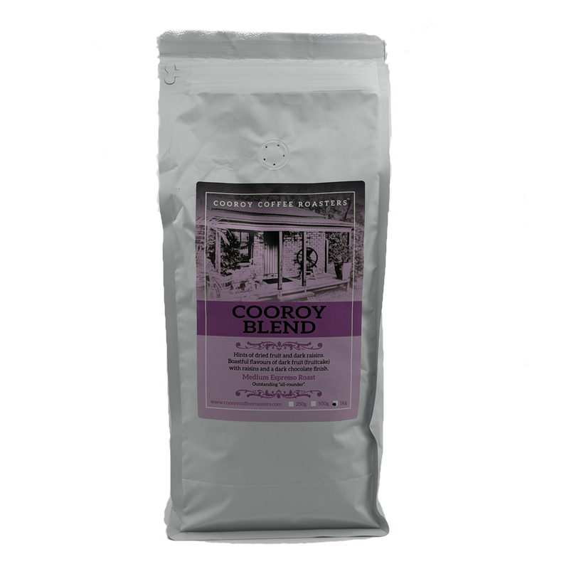 Cooroy Coffee Roasters Cooroy Blend Coffee Beans 1kg